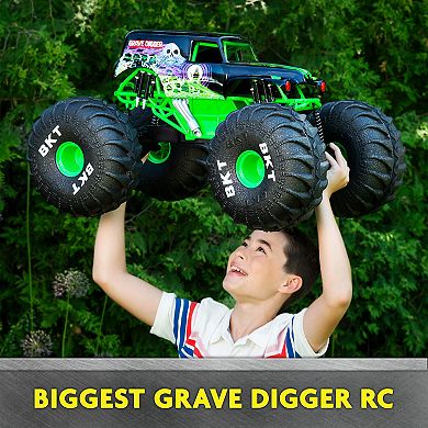 Monster Jam Mega Grave Digger All-Terrain Remote Control Monster Truck