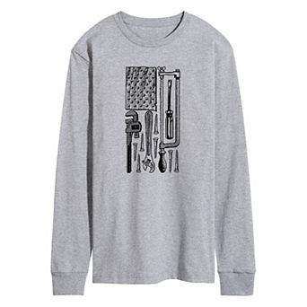 Men's Tool Flag Long Sleeve Graphic Tee
