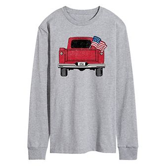 Men's USA Truck Long Sleeve Graphic Tee