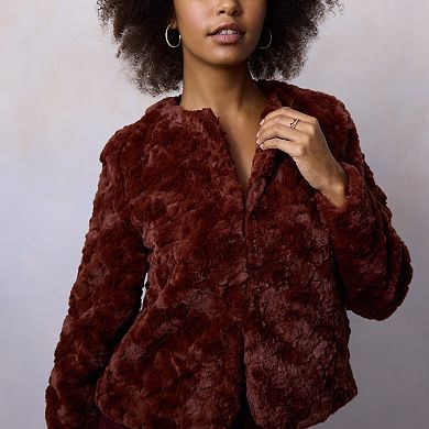 Women's LC Lauren Conrad Faux Fur Jacket