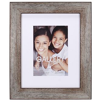 Malden Matted Silver/Bronze Tone Picture Frame