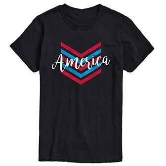 Men's America Chevron Graphic Tee