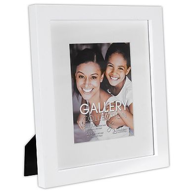 Malden White Matted Gallery Frame