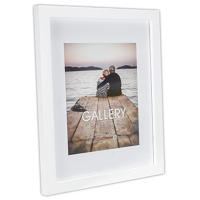 Malden White Matted Gallery Frame