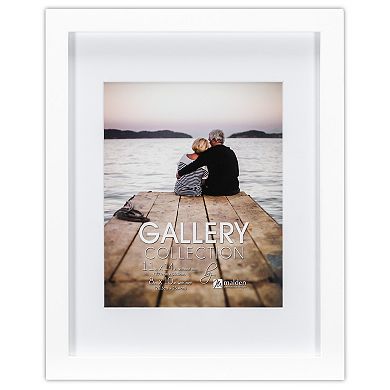 Malden White Matted Gallery Frame