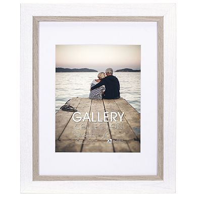 Malden White Matted Wall Frame