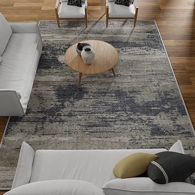 Loomaknoti Carleigh Arnald Blue Area Rug