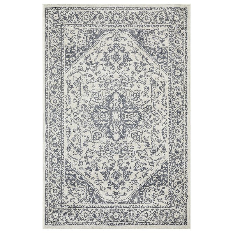 Loomaknoti Carleigh Armili Blue Area Rug, 5X7 Ft