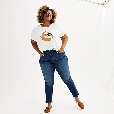 Plus Size Sonoma Goods For Life® Short Sleeve Halloween/Fall