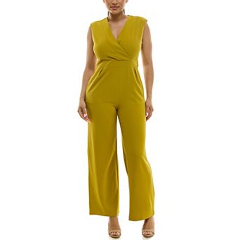 Women's Nina Leonard Surplice Jumpsuit
