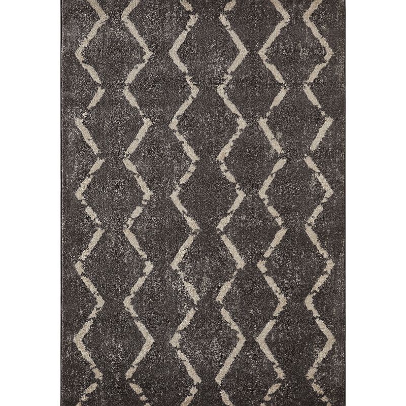 Loomaknoti Kissandrah Bry Area Rug, Brown, 10X13 Ft