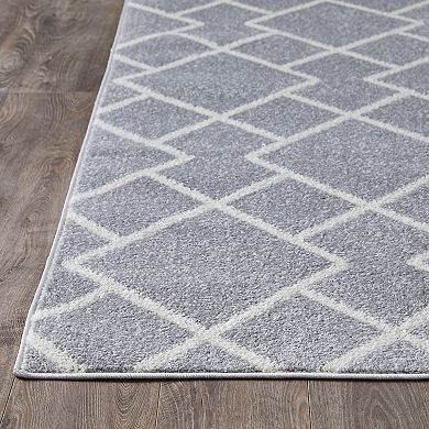 Loomaknoti Kissandrah Ble Gray Area Rug