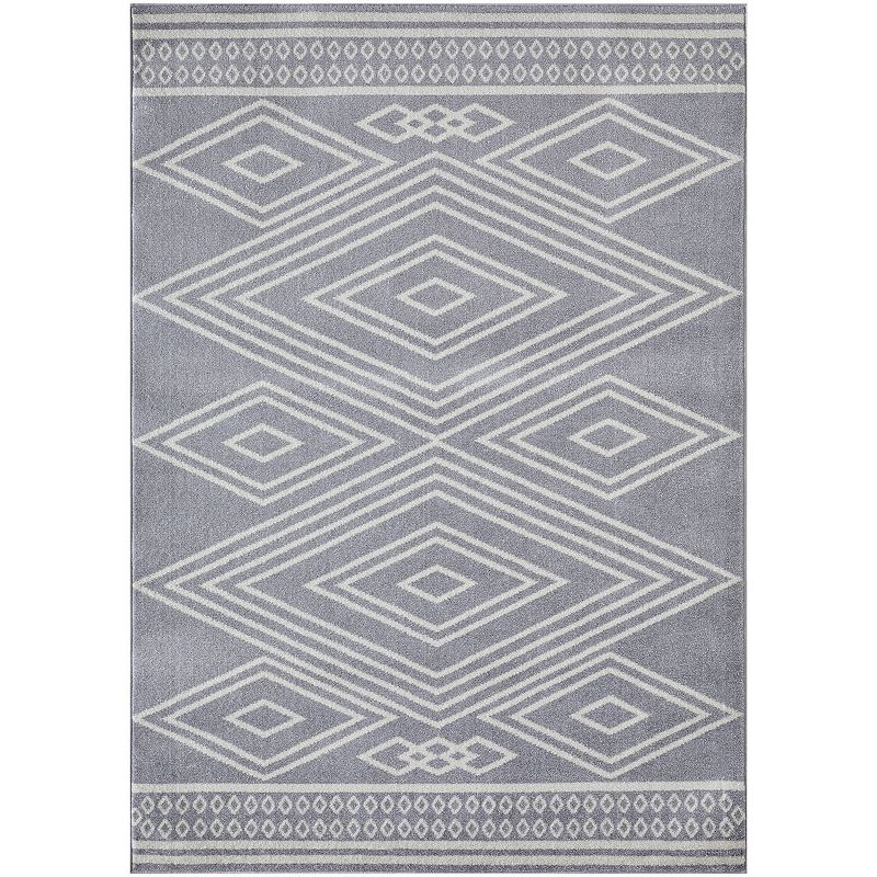 Loomaknoti Kissandrah Bay Gray Area Rug, Grey, 10X13 Ft