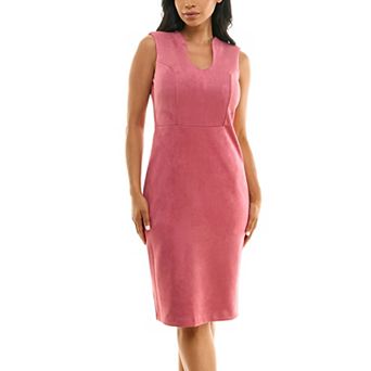 Women's Nina Leonard U-Neck Midi Dress