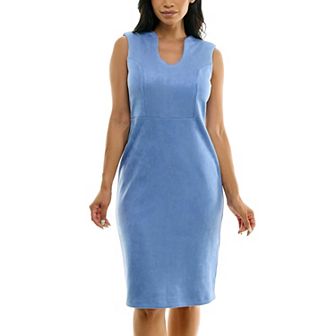 Women's Nina Leonard U-Neck Midi Dress
