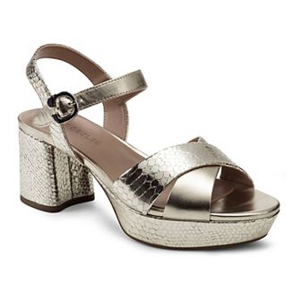 Aerosoles Cosmos Women's Leather Platform Sandals