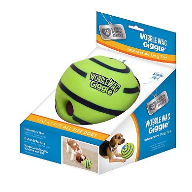 Pet Knows Best Wobble Wag Giggle Interactive Dog Toy