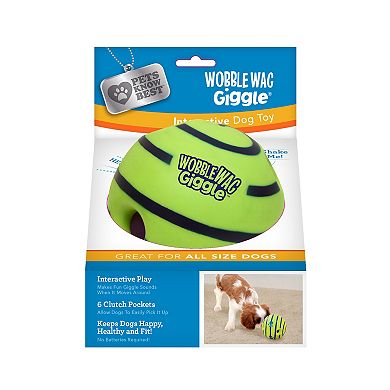 Pet Knows Best Wobble Wag Giggle Interactive Dog Toy