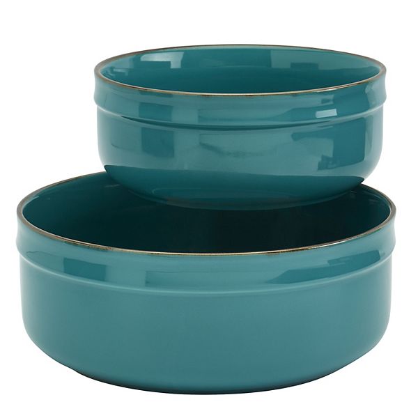 Tabletops Gallery Blue 2pc. Serving Bowl Set