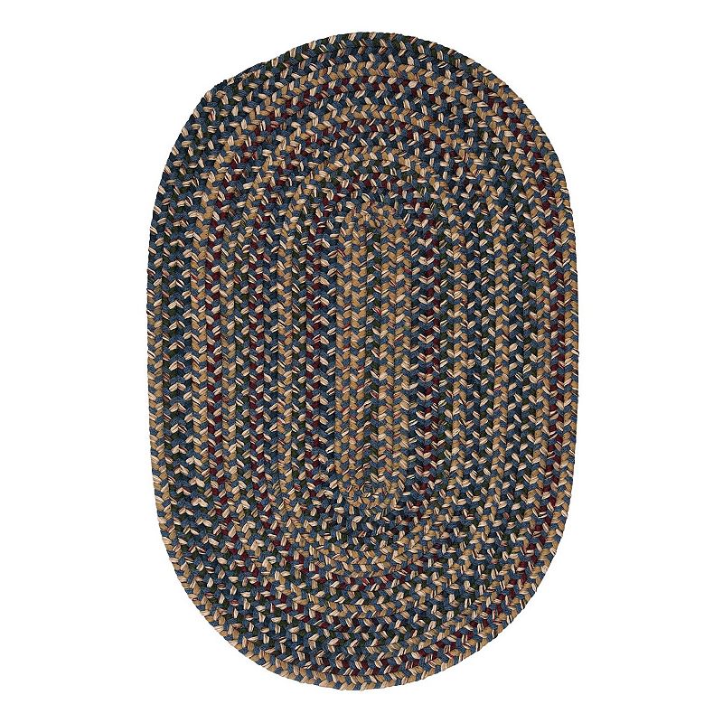 Colonial Mills Twilight Reversible Handcrafted Area Rug, Blue, 5X7FT OVAL