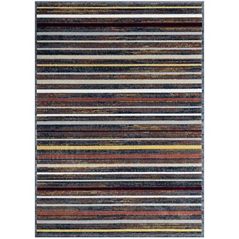 Everwash Treasure Striped Modern Area Rug