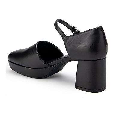 Aerosoles Samera Women's Leather Platform Heels