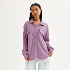 Juniors Purple Tops, Clothing | Kohl's