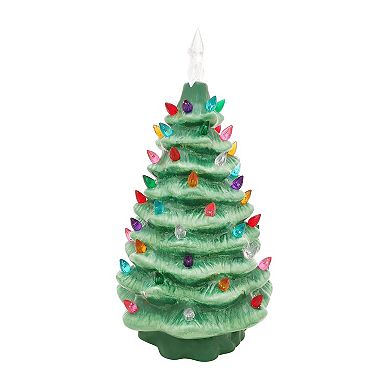 St. Nicholas Square LED Vintage Tree Table Decor
