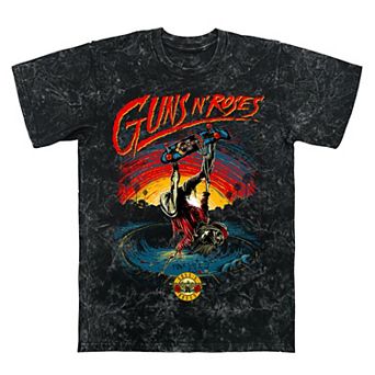 Men's Guns N' Roses Skate Skeleton Graphic Tee