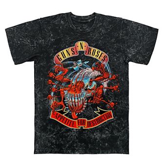 Men's Guns N' Roses Appetite For Destruction Creature Mineral Wash Graphic Tee