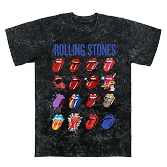 Men's Rolling Stones Blue And Lonesome Evolution Mineral Wash Graphic Tee