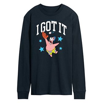 Men's Nickelodeon SpongeBob SquarePants I Got It Baseball Long Sleeve Graphic Tee