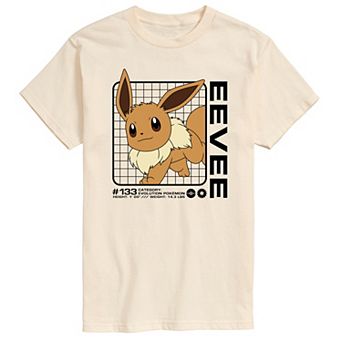Men's Pokemon Eevee Stats Graphic Tee