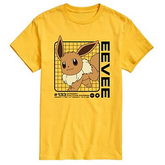 Men's Pokemon Eevee Stats Graphic Tee