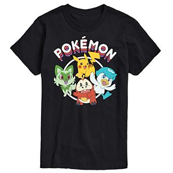 Men's Pokemon Scarlet Violet Squares Graphic Tee