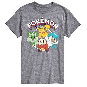 Men's Pokemon Scarlet Violet Squares Graphic Tee