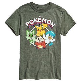 Men's Pokemon Scarlet Violet Squares Graphic Tee
