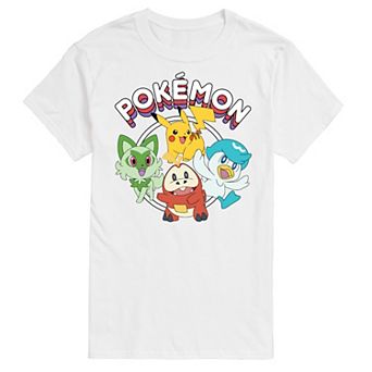 Men's Pokemon Scarlet Violet Squares Graphic Tee