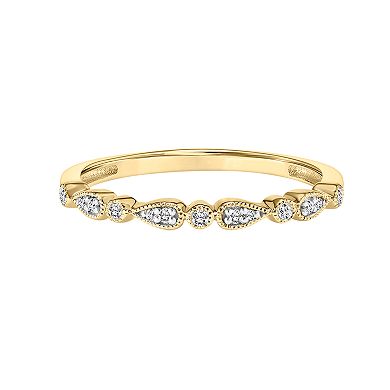 Love Always 10k Yellow Gold Diamond Accent Stackable Anniversary Ring