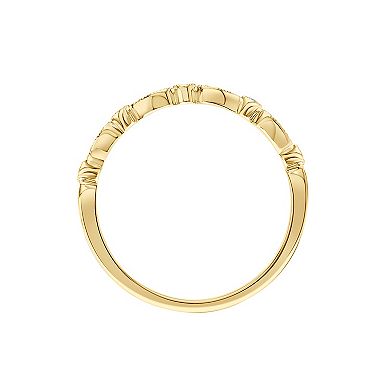 Love Always 10k Yellow Gold Diamond Accent Stackable Anniversary Ring