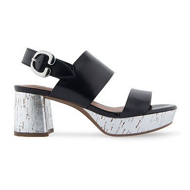 Aerosoles Camera Women's Leather Platform Sandals