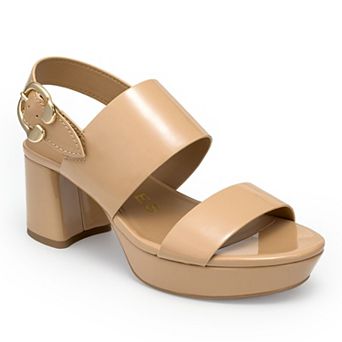 Aerosoles Camera Women's Leather Platform Sandals