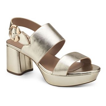 Aerosoles Camera Women's Leather Platform Sandals