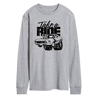 Men's Take A Ride Long Sleeve Graphic Tee