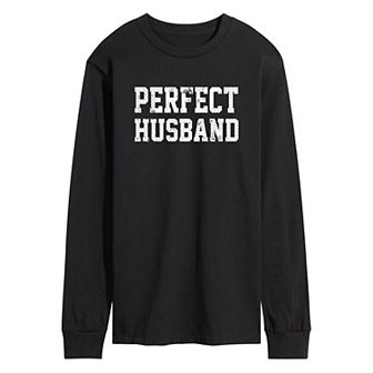 Men's Perfect Husband Long Sleeve Graphic Tee