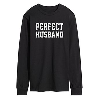 Men's Perfect Husband Long Sleeve Graphic Tee