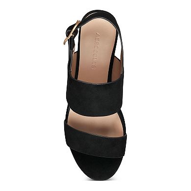 Aerosoles Camera Women's Suede Platform Sandals
