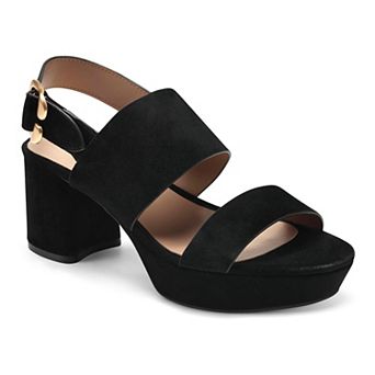 Aerosoles Camera Women's Suede Platform Sandals