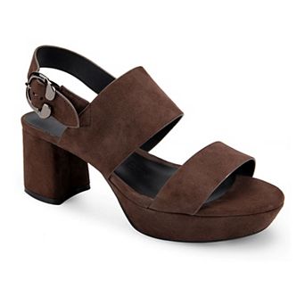 Aerosoles Camera Women's Suede Platform Sandals
