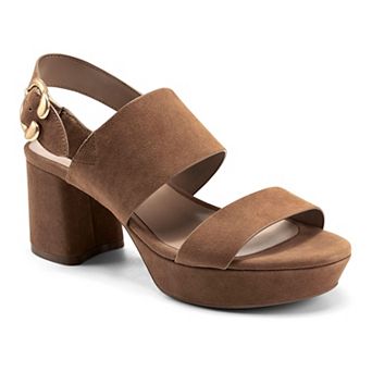 Aerosoles Camera Women's Suede Platform Sandals